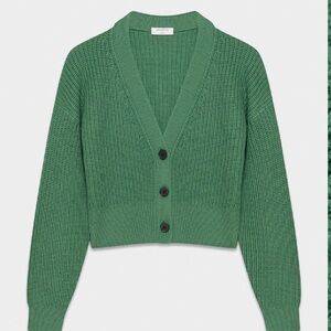 Aritzia Babaton Canberra forest green sweater